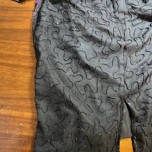 Stenay Sequins Parisian Party Event Dress Designer Money Bling New Years Small - Picture 12 of 15